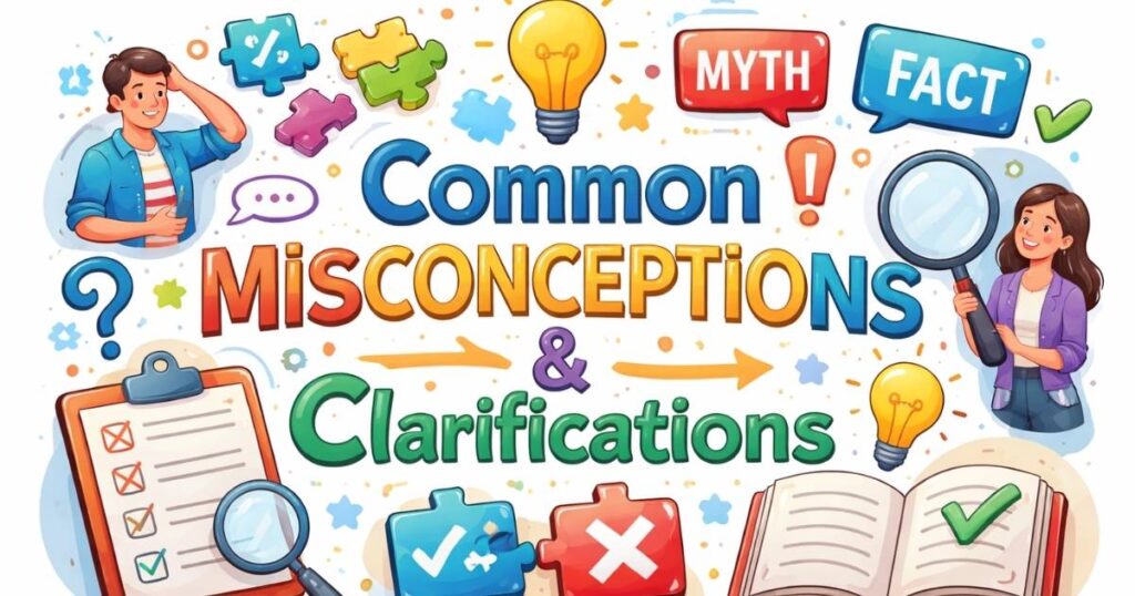 Common Misconceptions & Clarifications