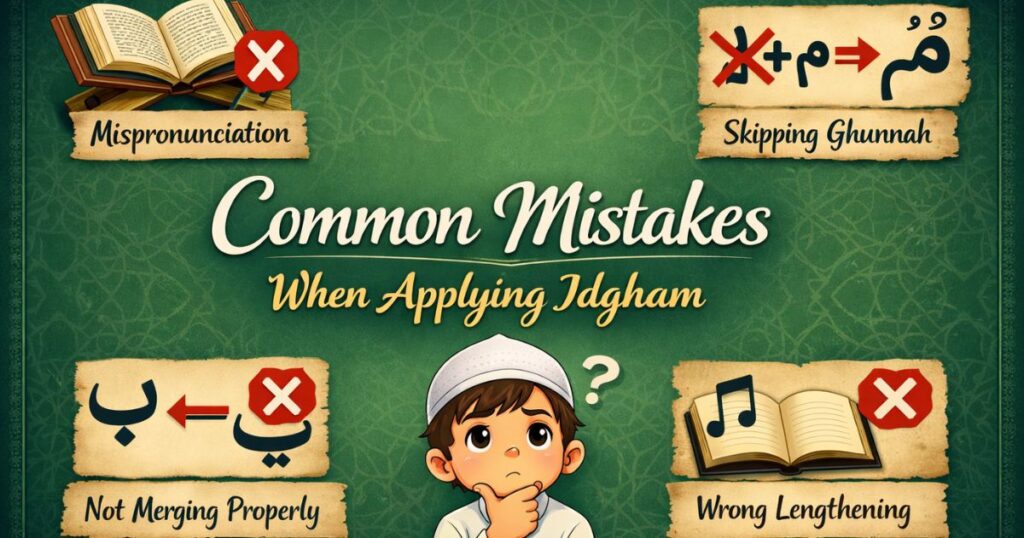 Common Mistakes When Applying Idgham