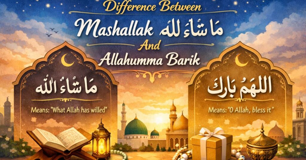 Difference Between Mashallah And Allahumma Barik