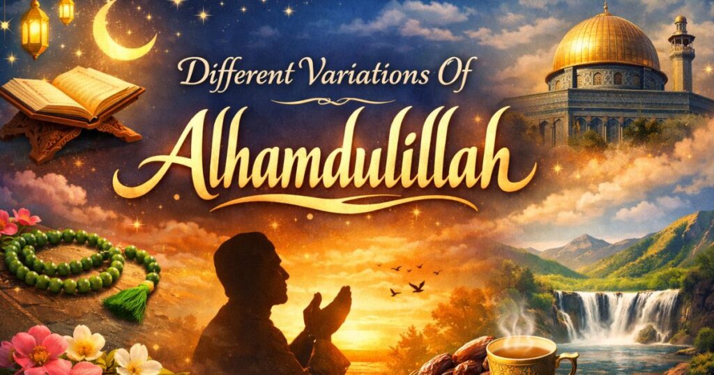 Different Variations Of Alhamdulillah