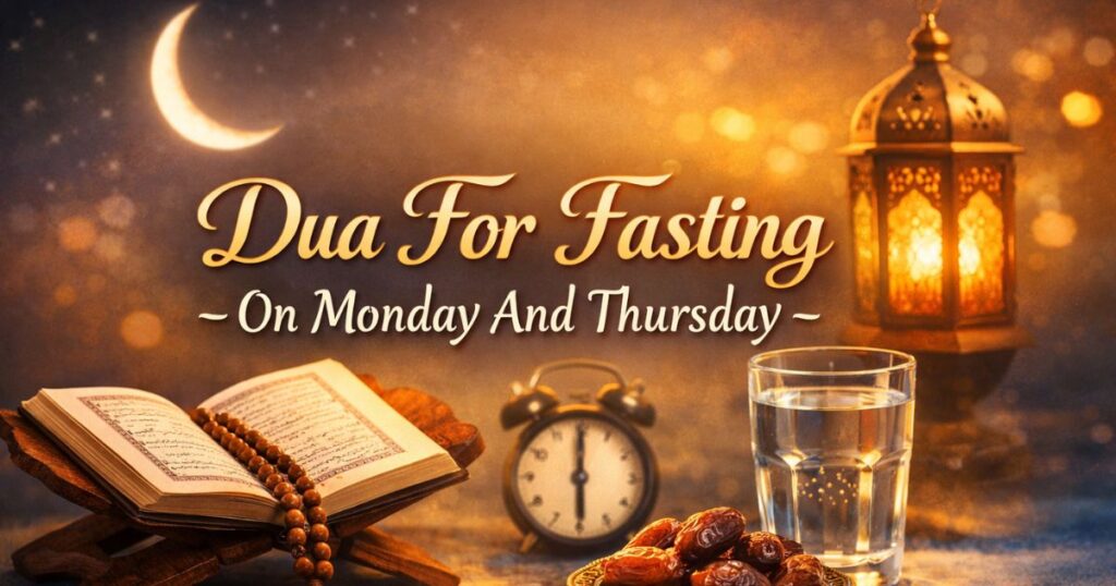 Dua For Fasting On Monday And Thursday