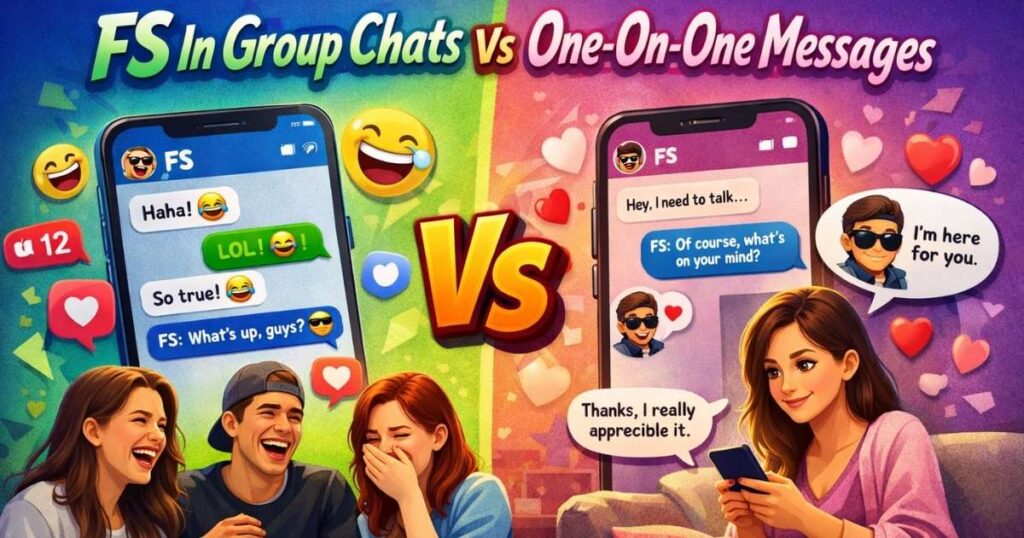 FS In Group Chats Vs One-On-One Messages