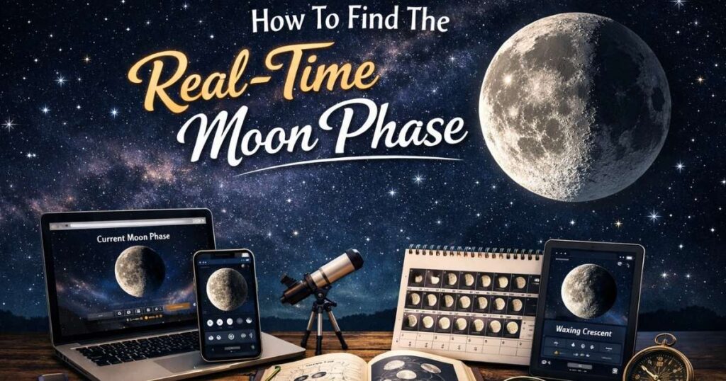 How To Find The Real-Time Moon Phase