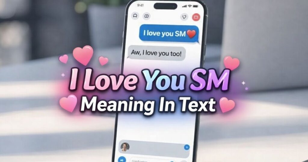 I Love You SM Meaning In Text