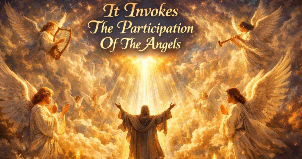 It Invokes The Participation Of The Angels
