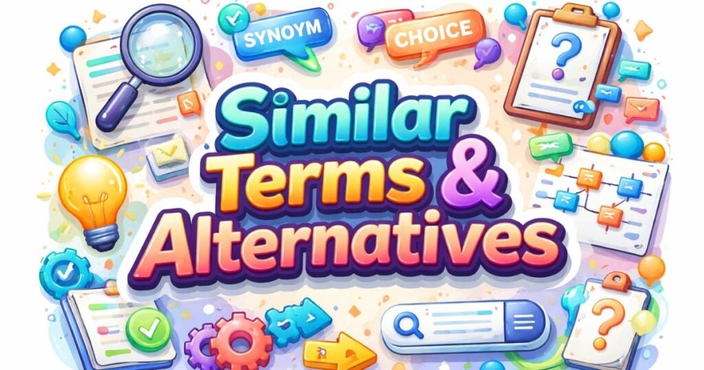 Similar Terms & Alternatives