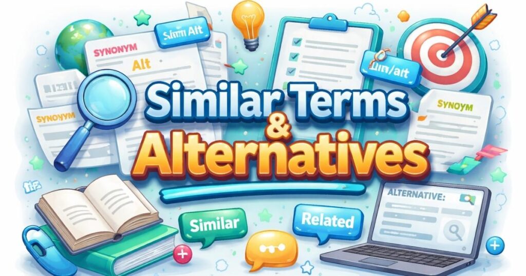 Similar Terms & Alternatives