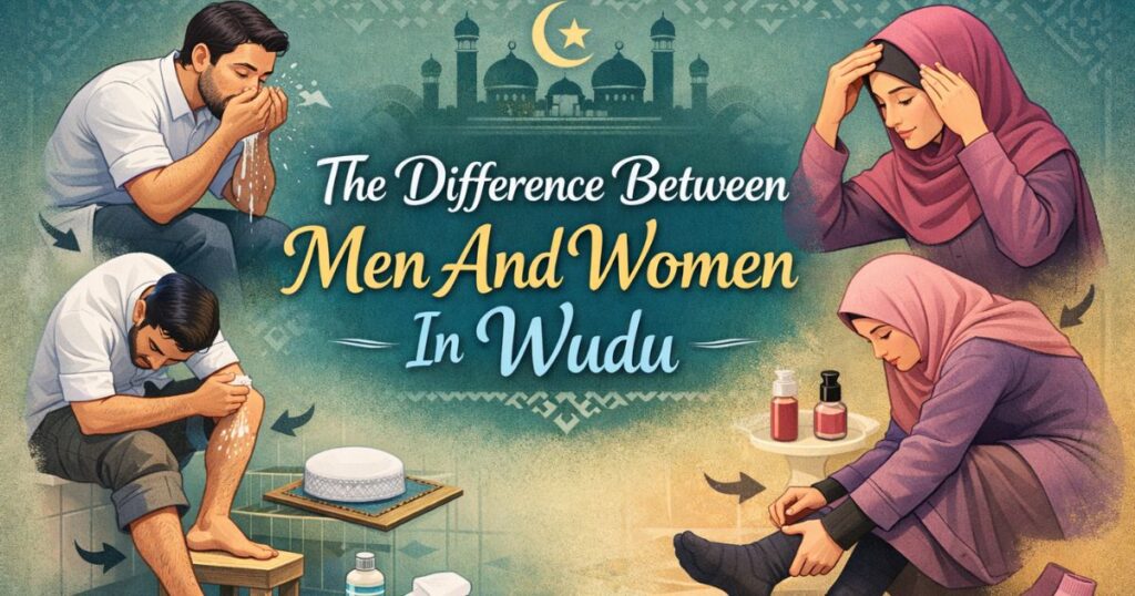 The Difference Between Men And Women In Wudu