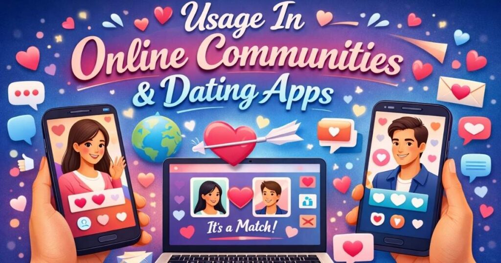Usage In Online Communities & Dating Apps
