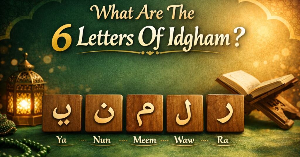 What Are The 6 Letters Of Idgham?