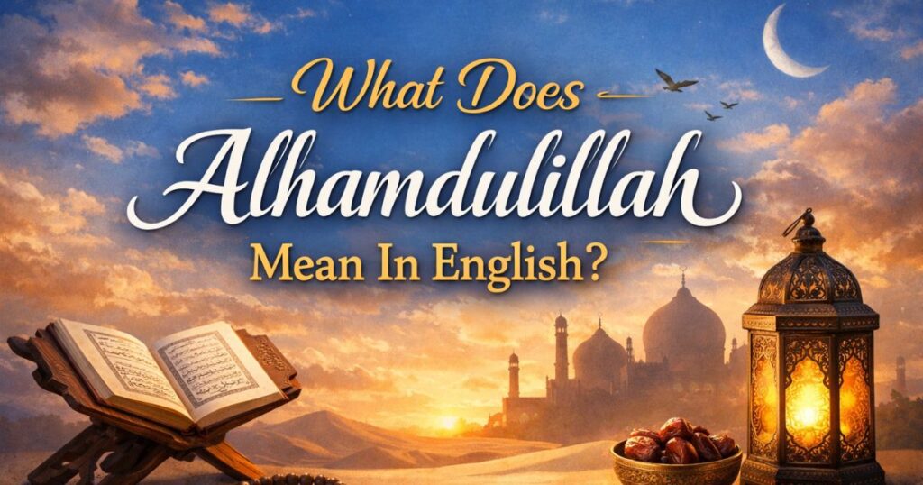 What Does Alhamdulillah Mean In English?