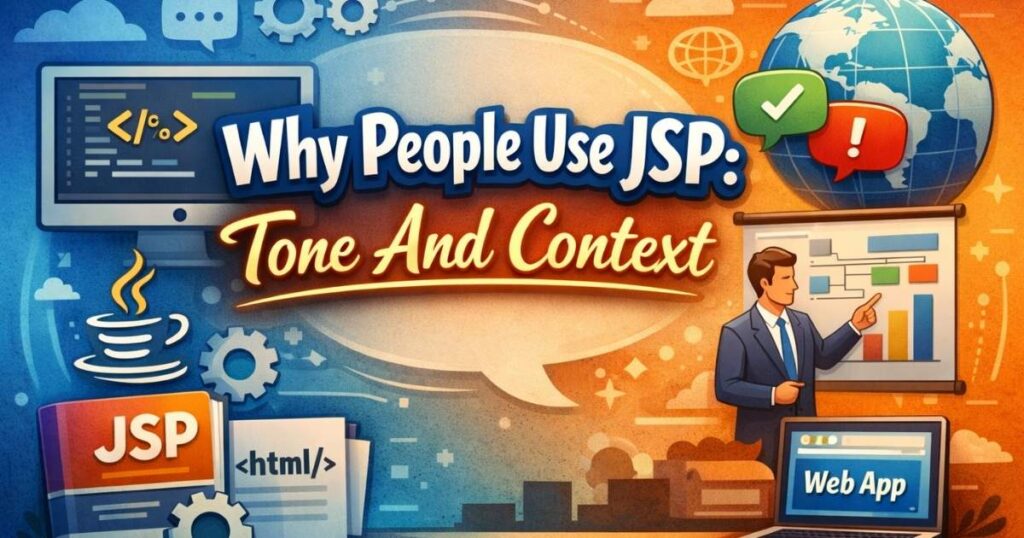Why People Use JSP Tone And Context