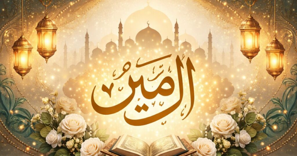 The Powerful of Ameen Meaning in Arabic