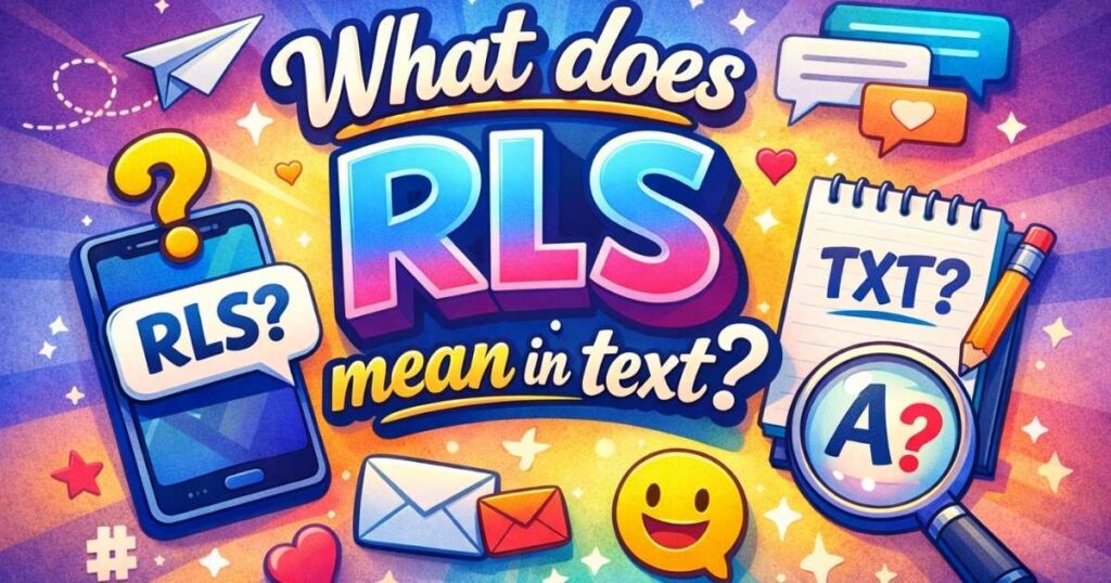 RLS Meaning in Text: A Complete Guide for Everyday Conversations