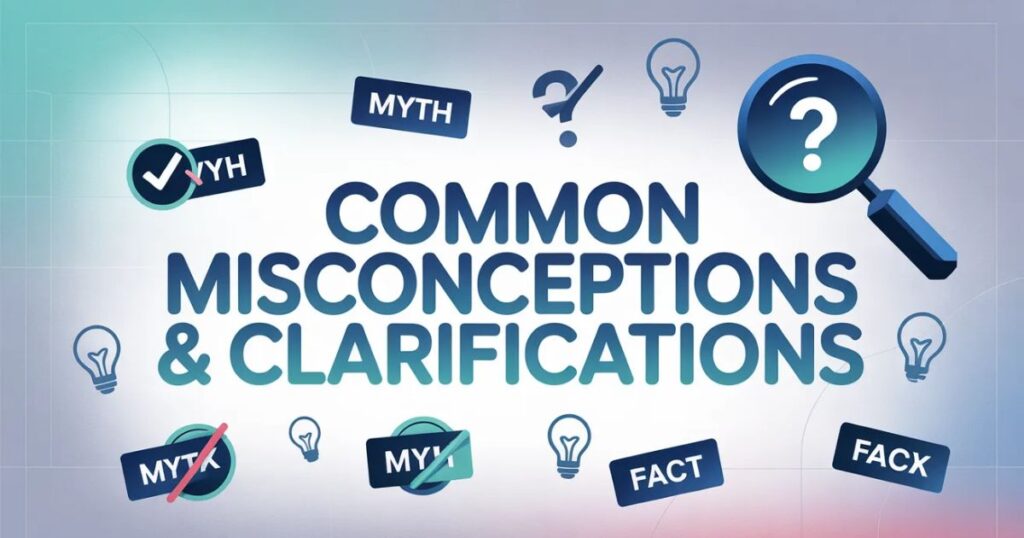 Common Misconceptions & Clarifications