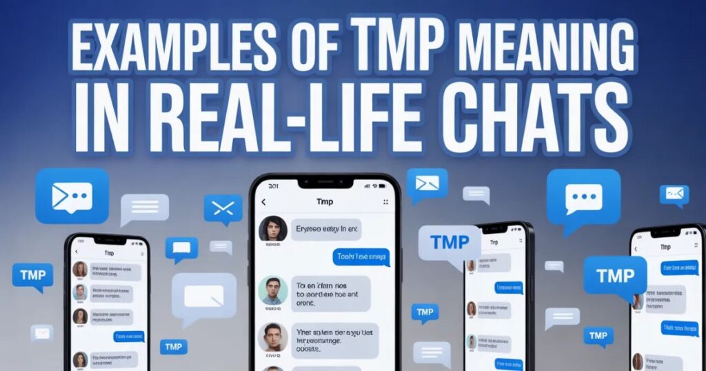 Examples Of TMP Meaning In Real-Life Chats