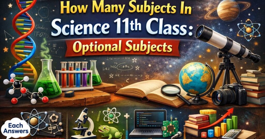 How Many Subjects In Science 11th Class: Optional Subjects
