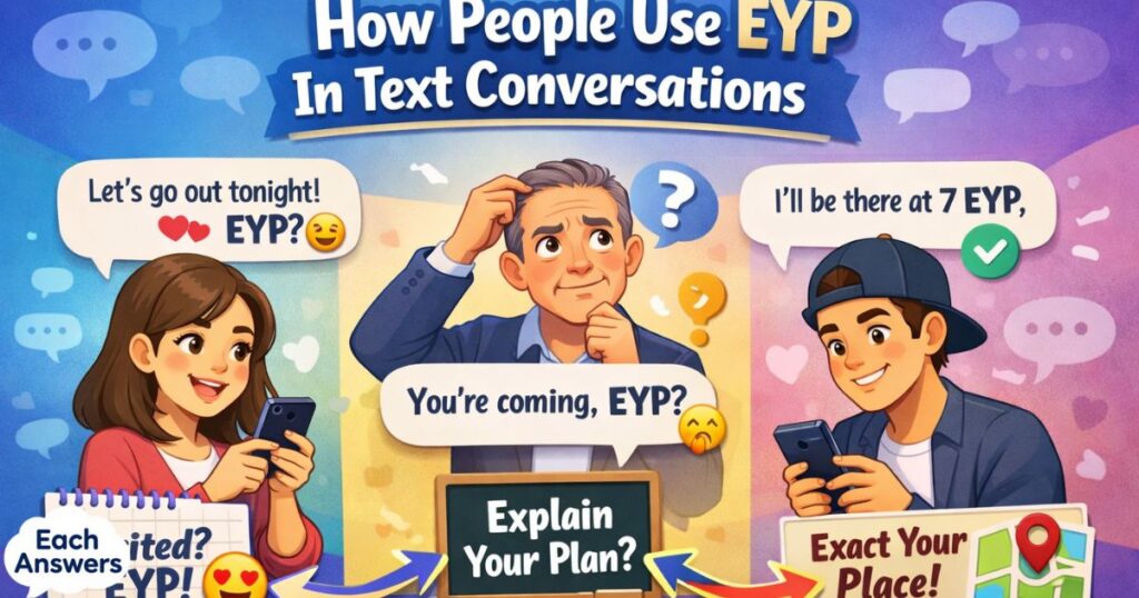 How People Use EYP In Text Conversations