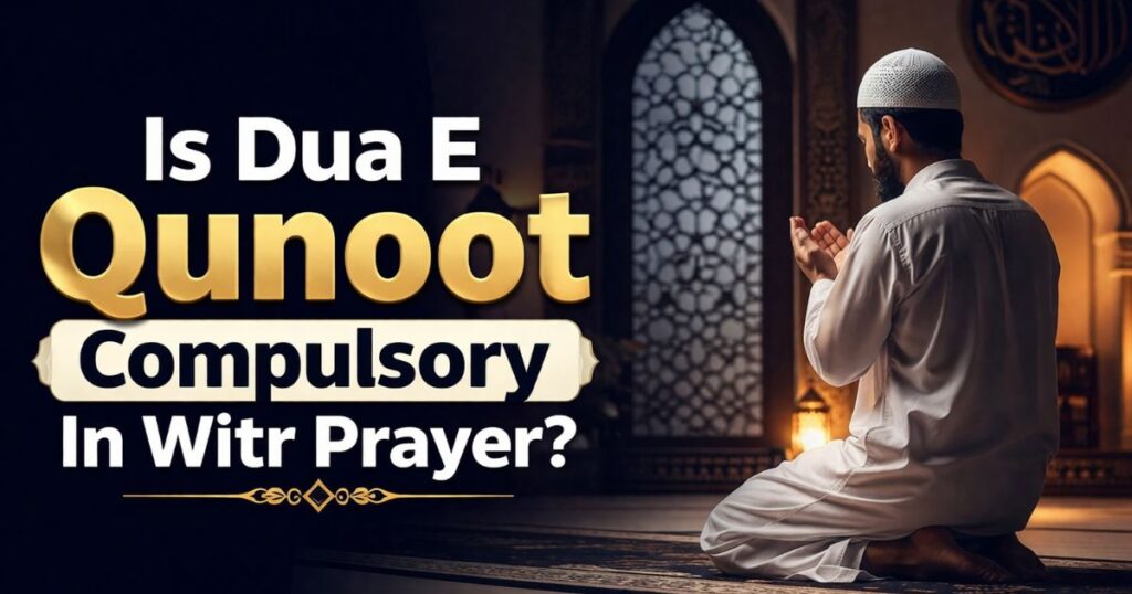 Is Dua E Qunoot Compulsory In Witr Prayer?