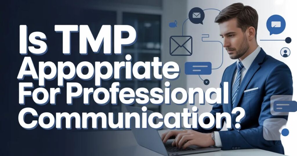 Is TMP Appropriate For Professional Communication?