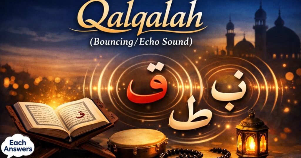 Qalqalah (Bouncing/Echo Sound)