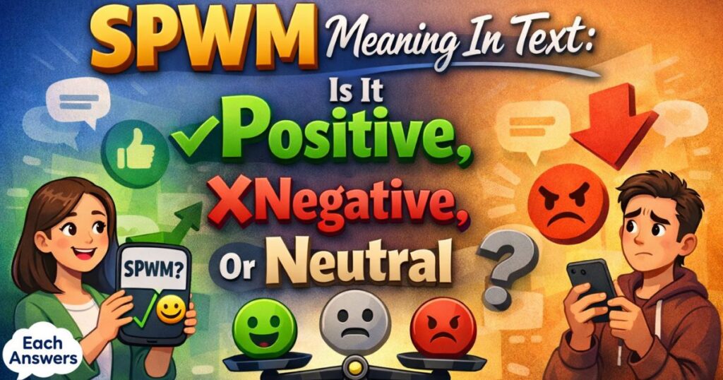 SPWM Meaning In Text: Is It Positive, Negative, Or Neutral