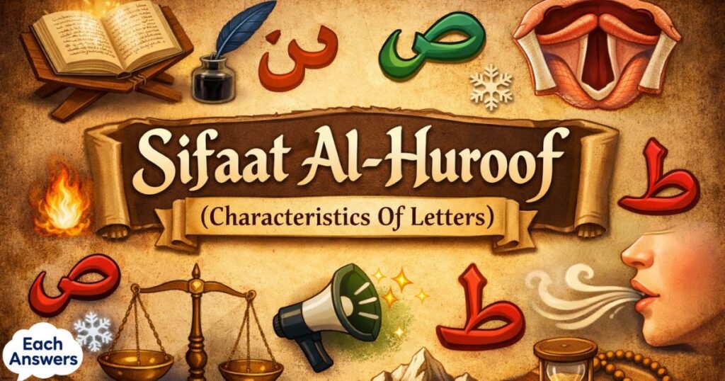 Sifaat Al-Huroof (Characteristics Of Letters)