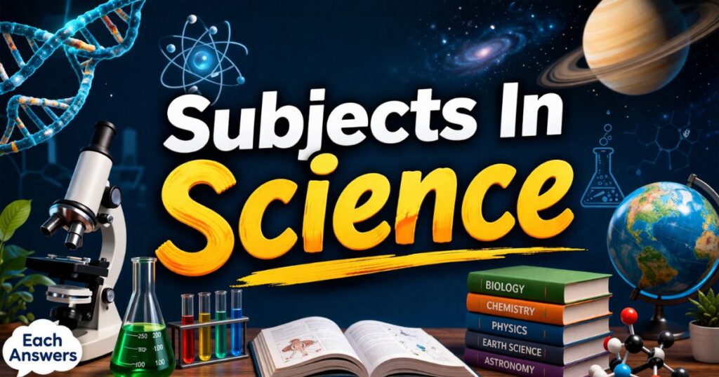 How Many Subjects In Science 11th Class