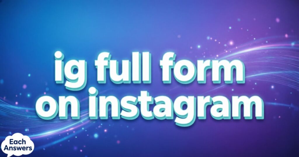 IG Meaning Chat: Understanding IG in Texts and Social Media