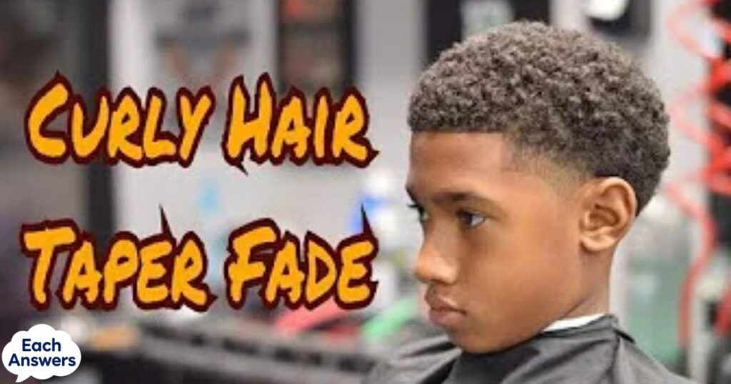 Curly Taper For Square Faces