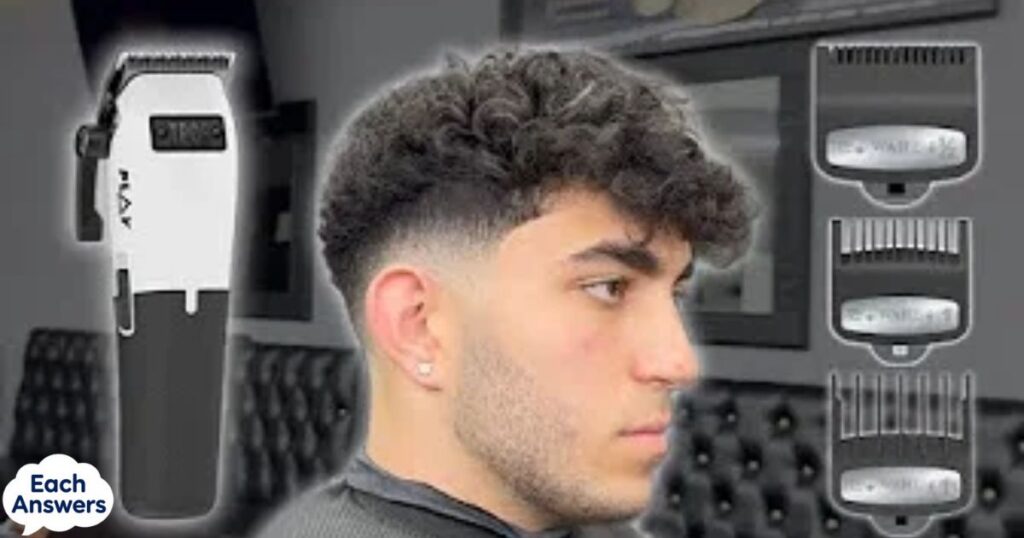 Defined Curls With Taper Fade