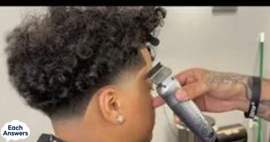 Low Skin Taper With Medium Curls