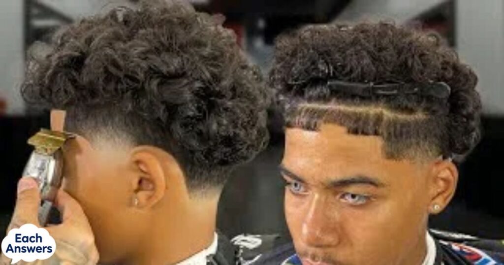Low Taper And Textured Curls