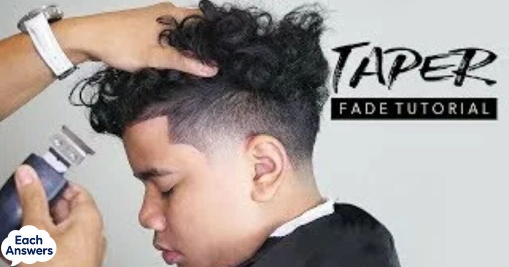 Sharp Taper For Natural Curls