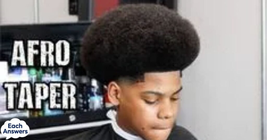 Short Tapered Afro