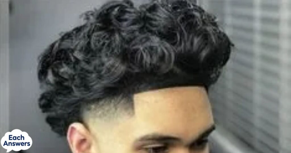 Taper Fade With Big Curls