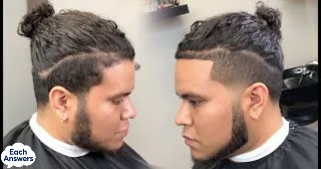 Taper Fade With Ponytail